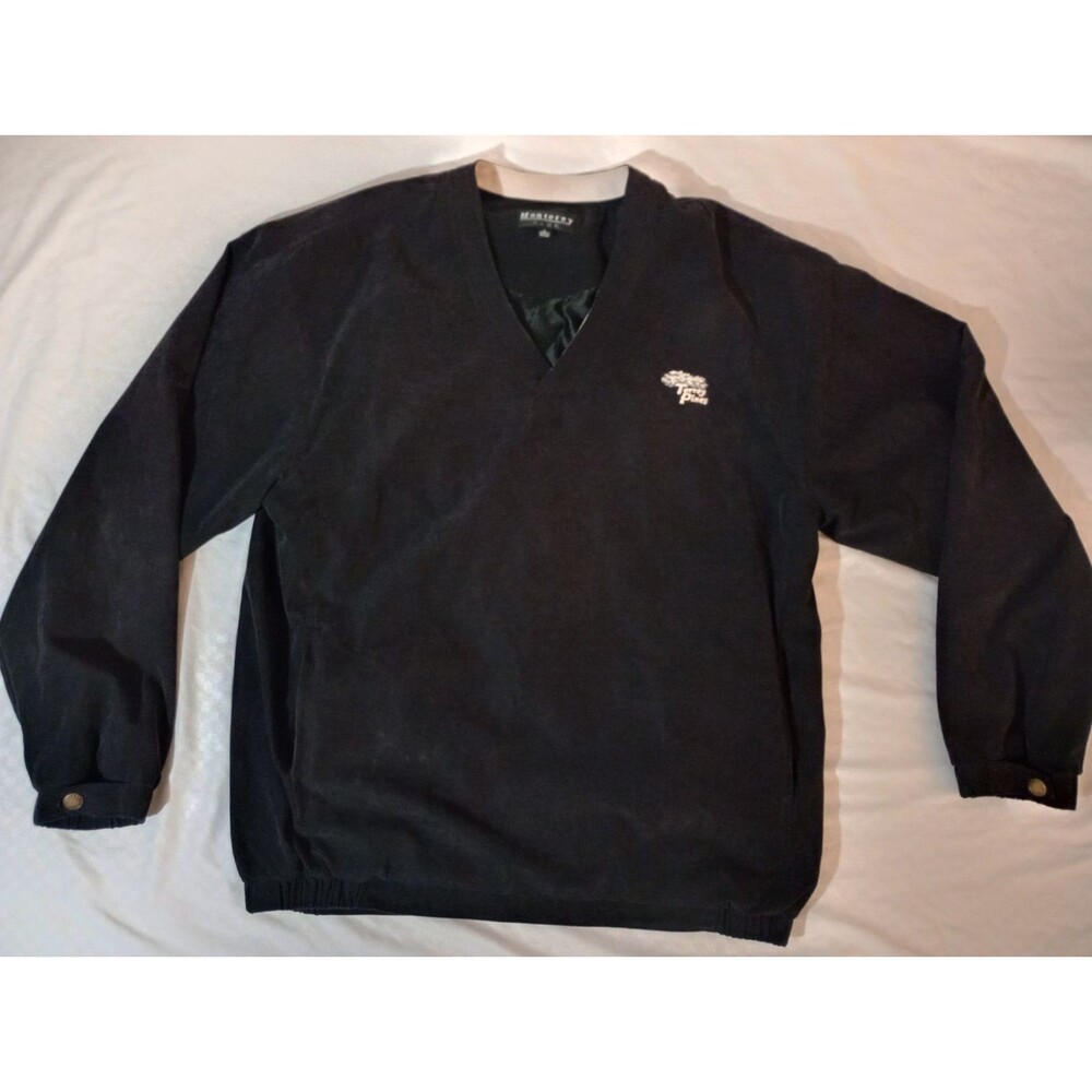Monterey Club Torrey Pines Golf Vtg Pullover Windbreaker L- Suede-like